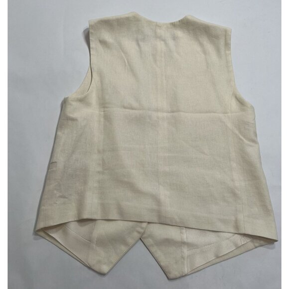 Zara Tailored Vest in Ivory - Picture 4 of 4